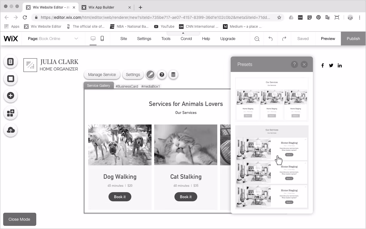 Example screen 3