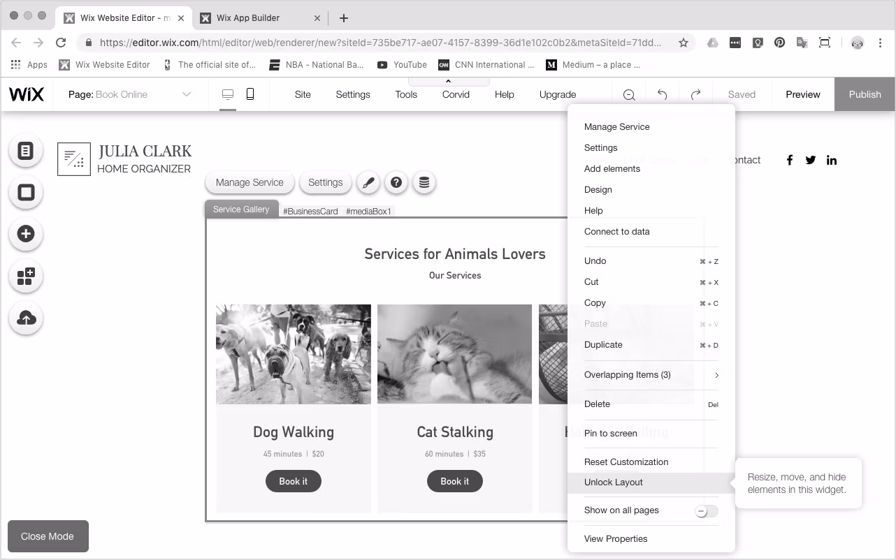 Example screen 4