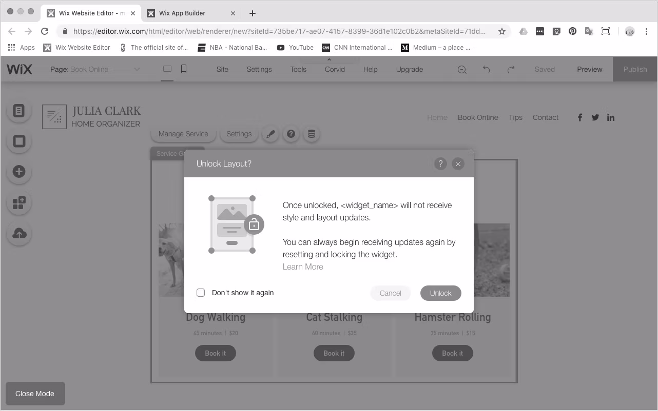 Example screen 5